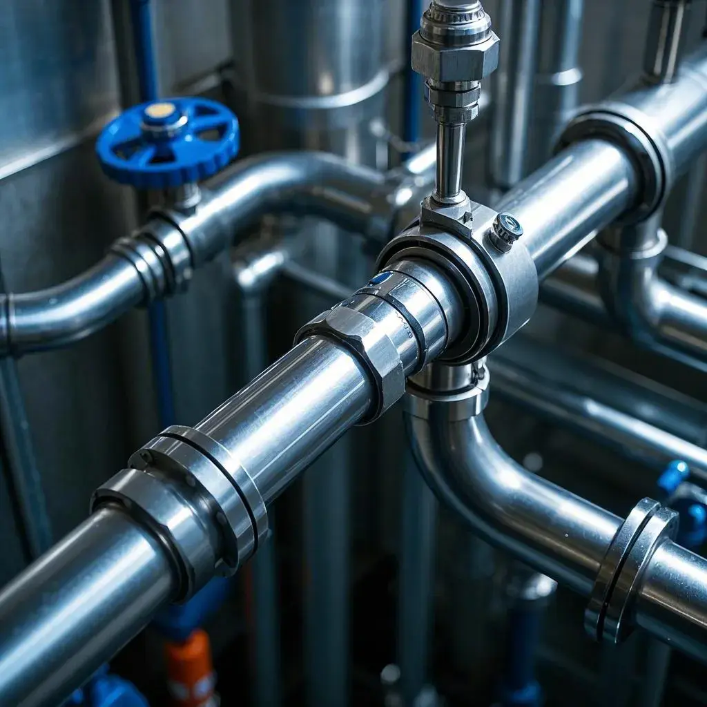 Food Grade Stainless Steel Pipe For Beverage Processing Line